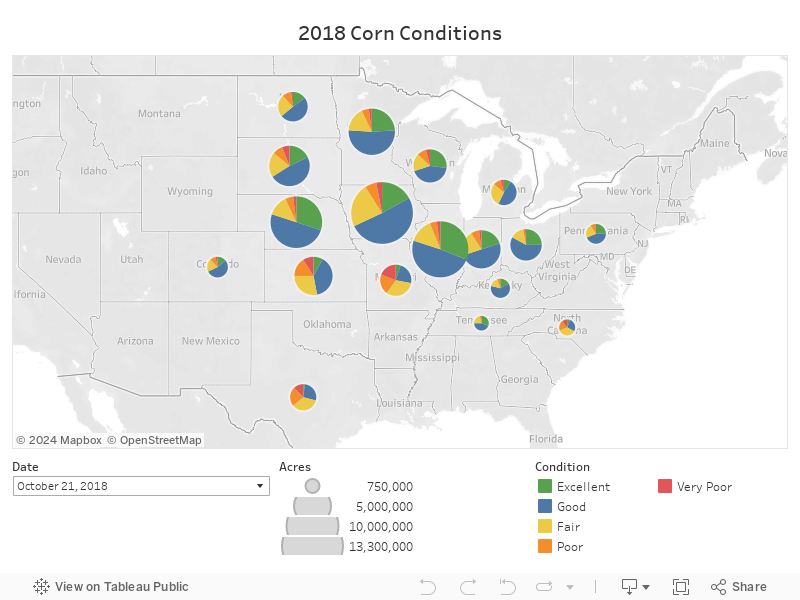 Corn Conditions Map 