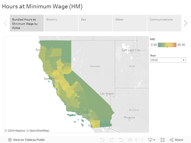 Hours at Minimum Wage (HM) 