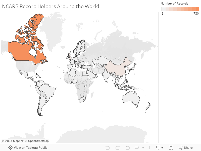 NCARB Record Holders Around the World  
