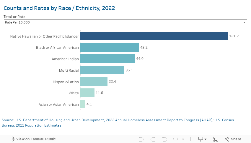 Counts and Rates by Race / Ethnicity, 2022 