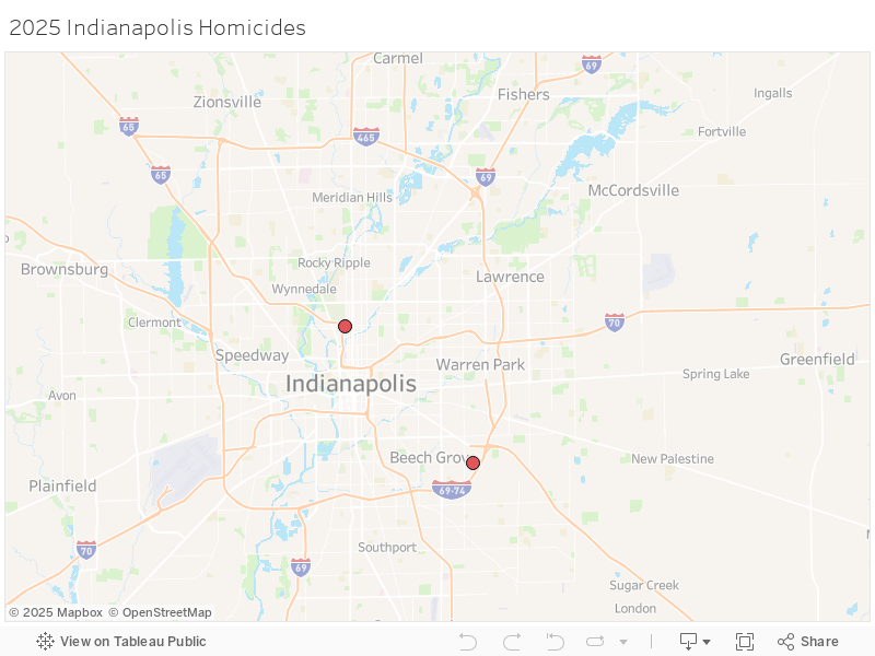 2025 Indianapolis Homicides 