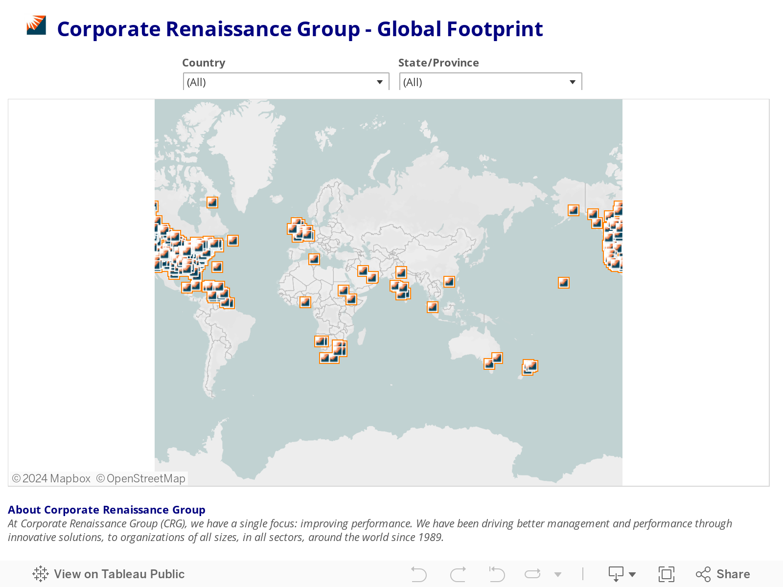Corporate Renaissance Group - Global Footprint 