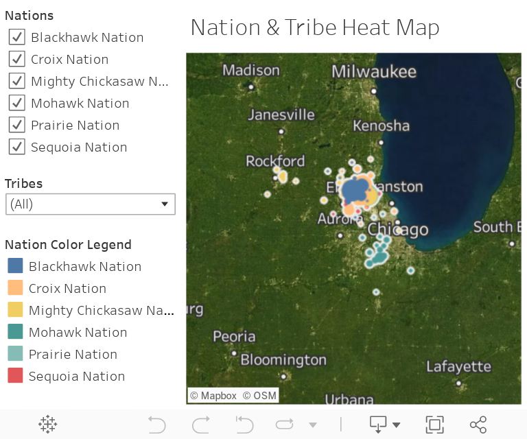Nation & Tribe Heat Map 