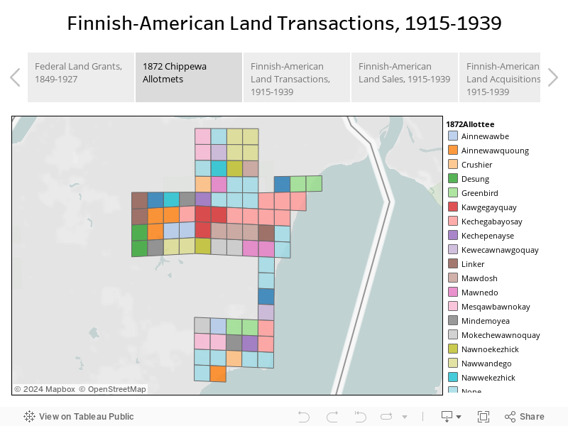 Finnish-American Land Transactions, 1915-1939 