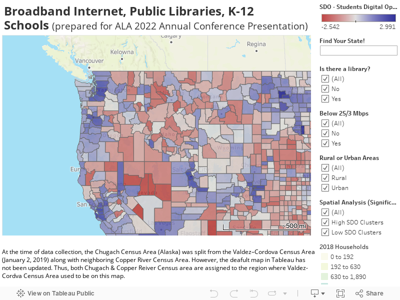 Broadband Internet, Public Libraries, K-12 Schools (prepared for ALA 2022 Annual Conference Presentation)  