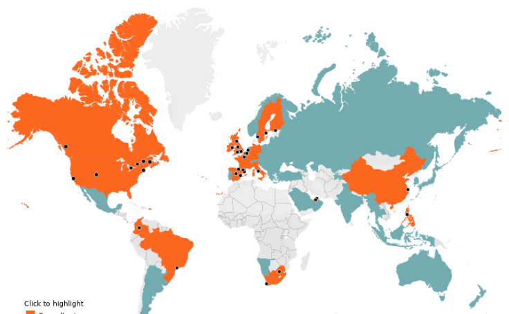 anthesis group locations