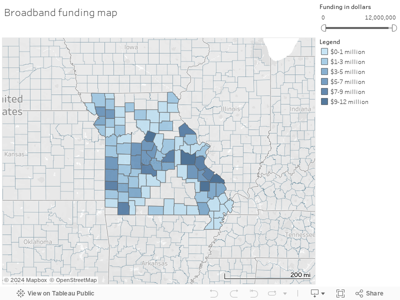 Broadband funding map 