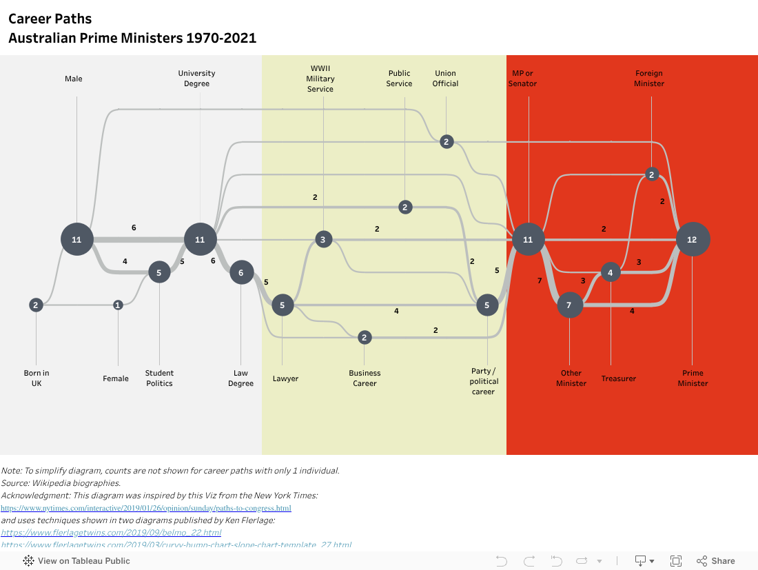 Screenshot of a dashboard from the IronViz submissions