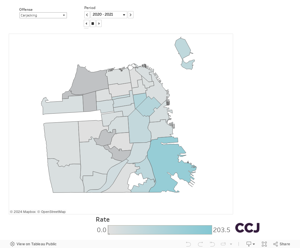 SF Neighborhoods Dashboard 