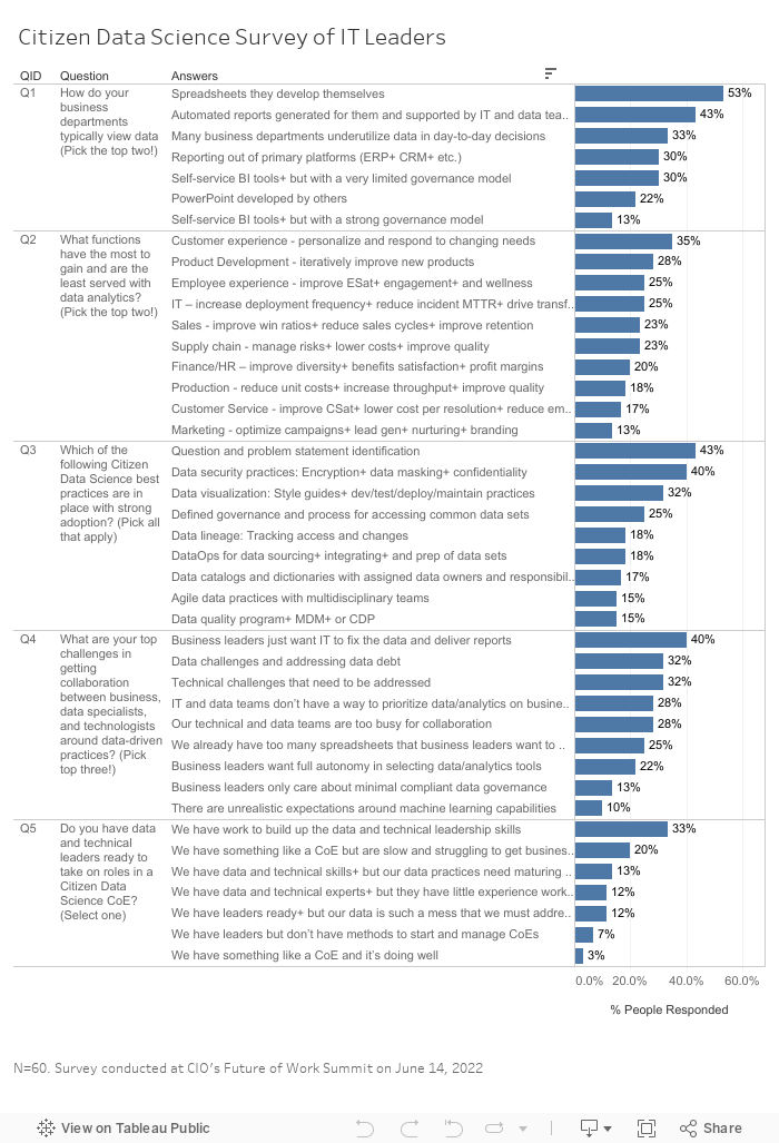 Citizen Data Science Survey - June-2022 