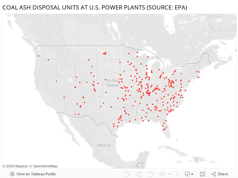 Coal Combustion Waste Disposal Units at U.S. Power Plants 