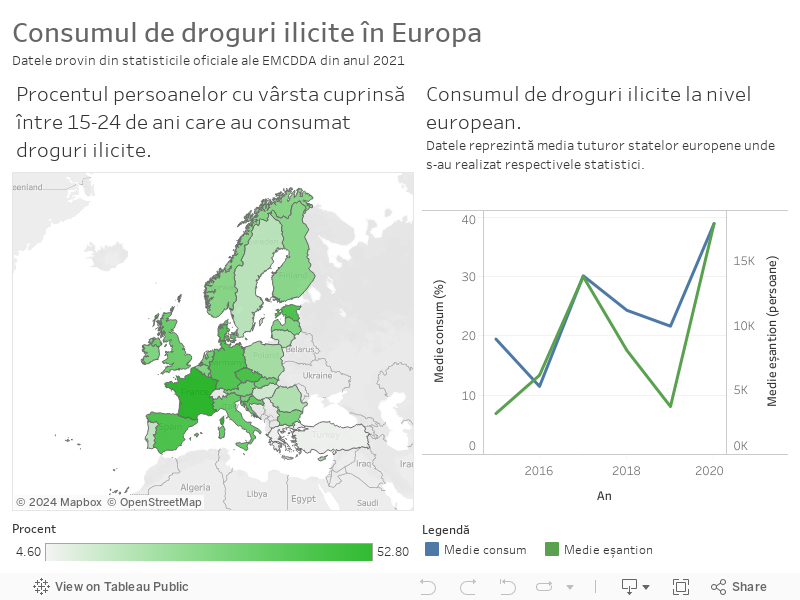 Consumul de droguri ilicite în Europa 