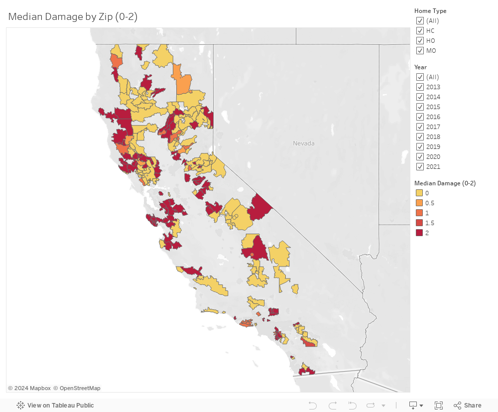 Damage Map Dashboard