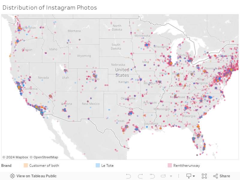 Distribution of Instagram Photos 