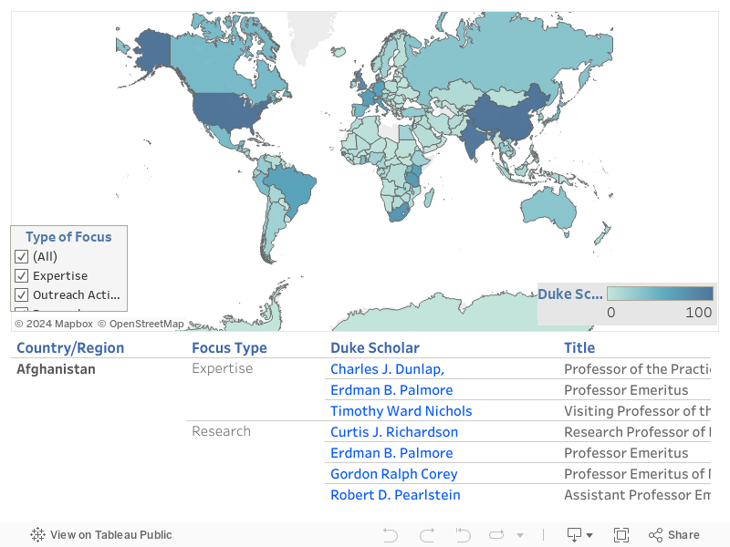 Map Dashboard 