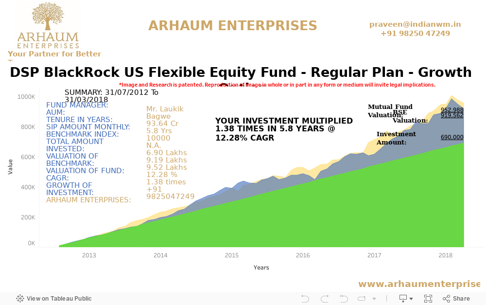 DSP BlackRock US Flexible Equity Fund - Regular Plan - Growth Option 