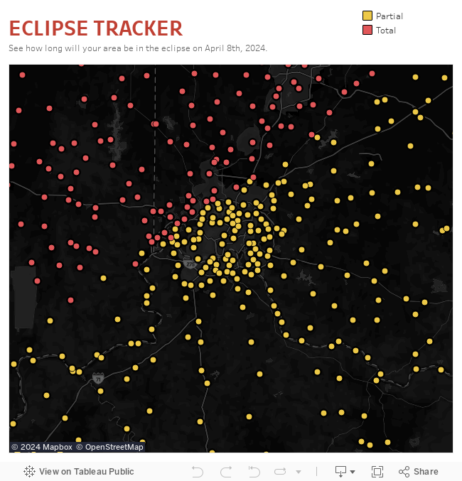 ECLIPSE TRACKER city map 