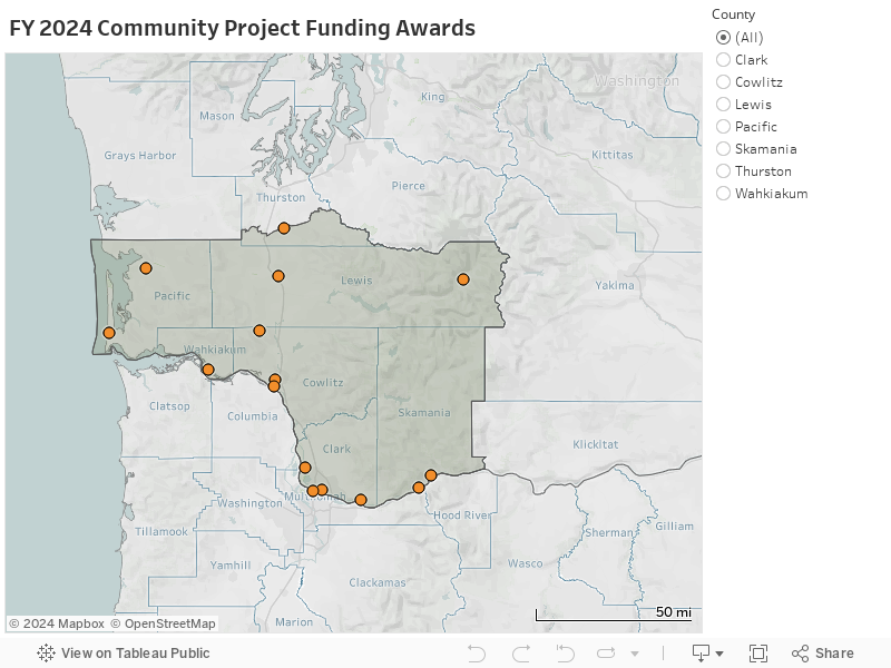 FY 2024 Community Project Funding Awards 