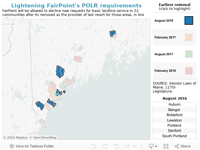 Fairpoint To Phase Out Regulated Landlines In 5 More Maine Communities Business Bangor Daily News Bdn