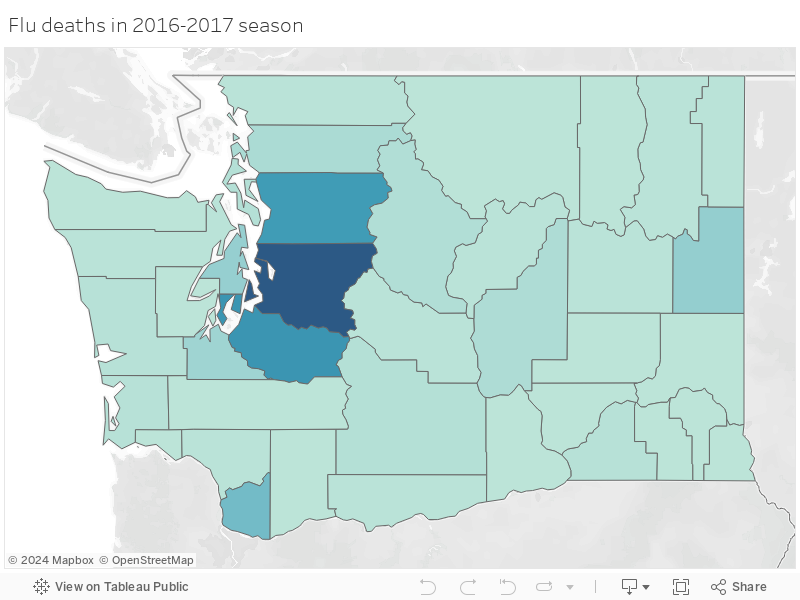 Flu deaths in 2016-2017 season 