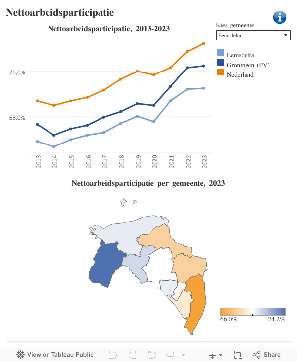 Netto- en brutoarbeidsparticipatie 