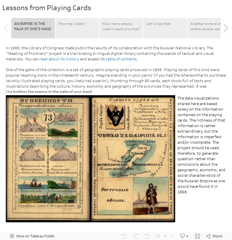 Lessons from Playing Cards 