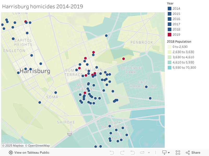 Map of harrisburg pa