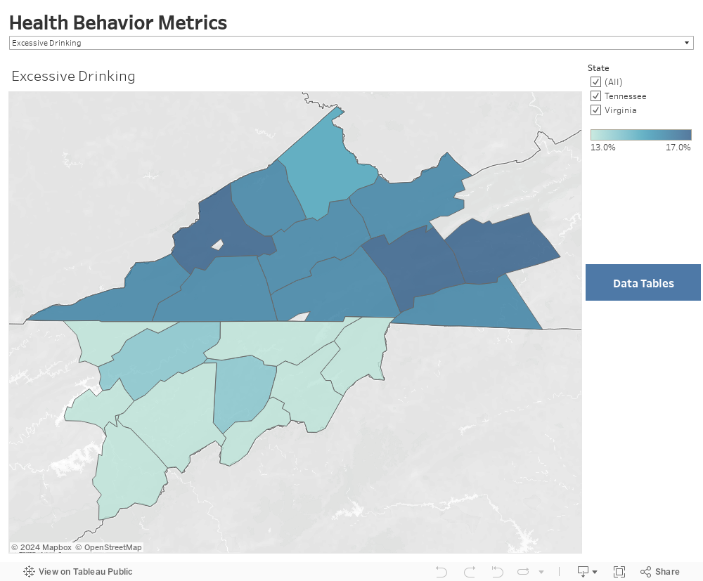 Health Behavior Maps 