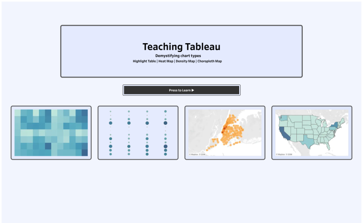 Teaching Tableau: Demystifying Chart Types