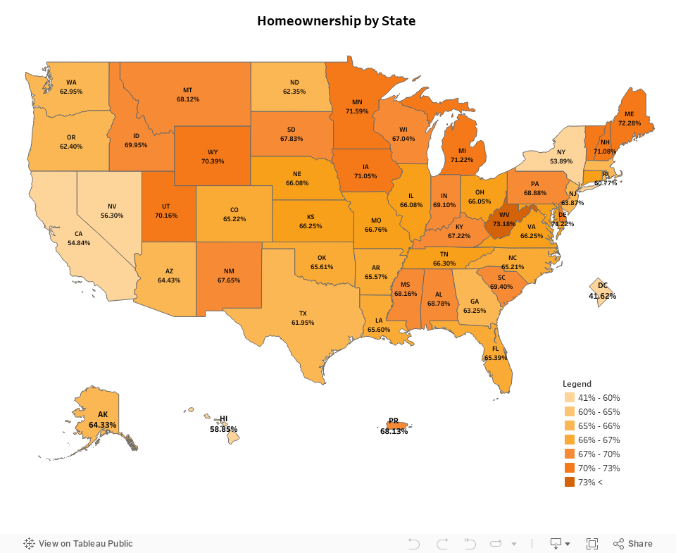 Map of Property Tax Rates by State