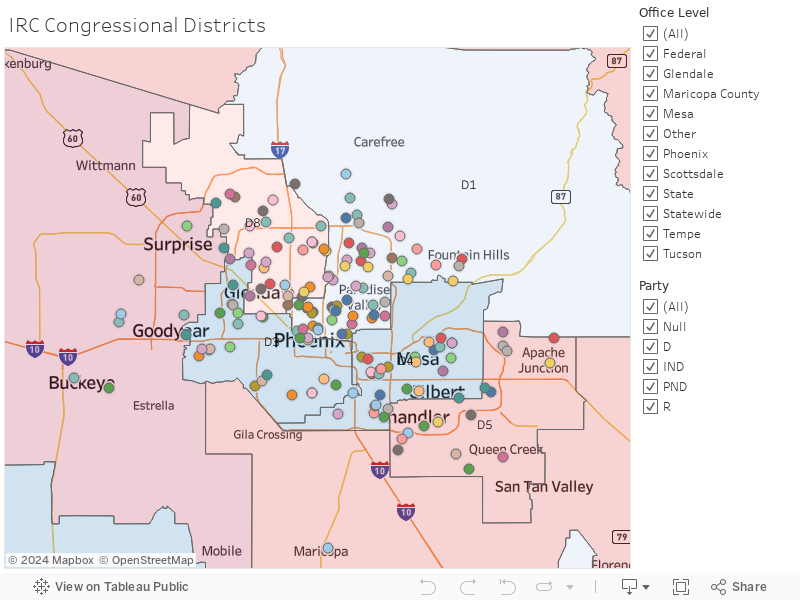 IRC Congressional Districts 