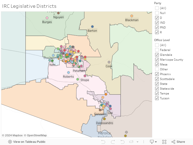 IRC Legislative Districts 