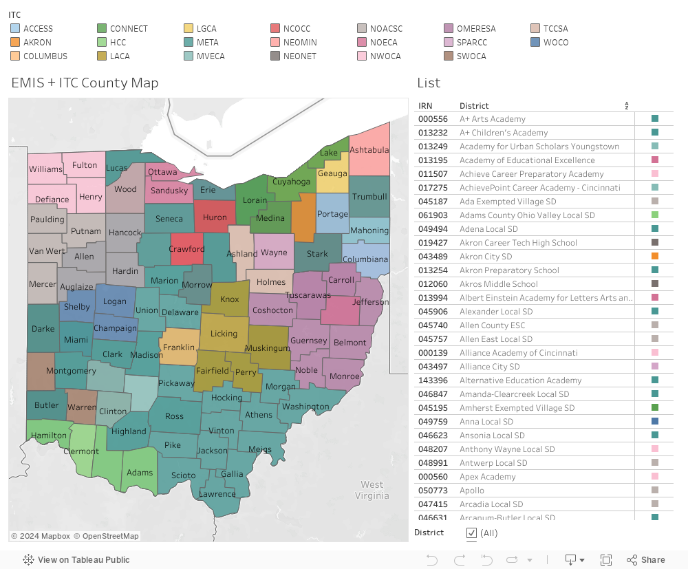 ITC + EMIS County Map 