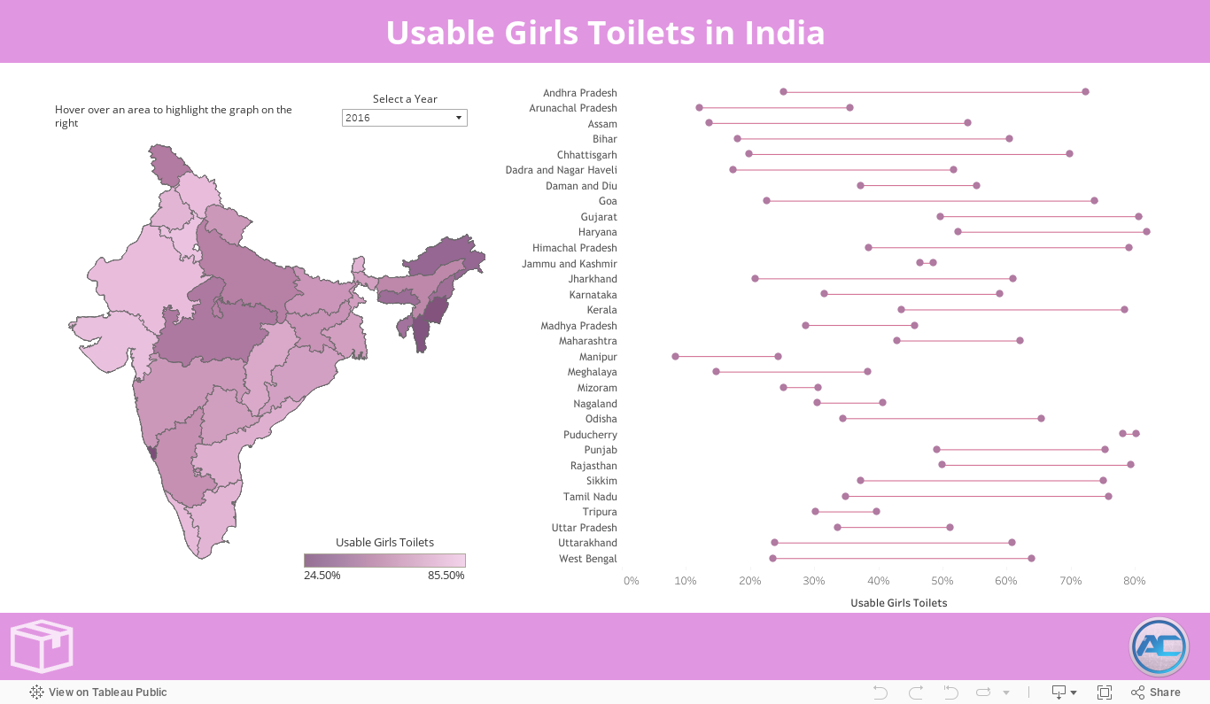 Usable Girls Toilets 