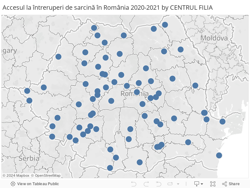 Accesul la întreruperi de sarcină în România 2020-2021 by CENTRUL FILIA 