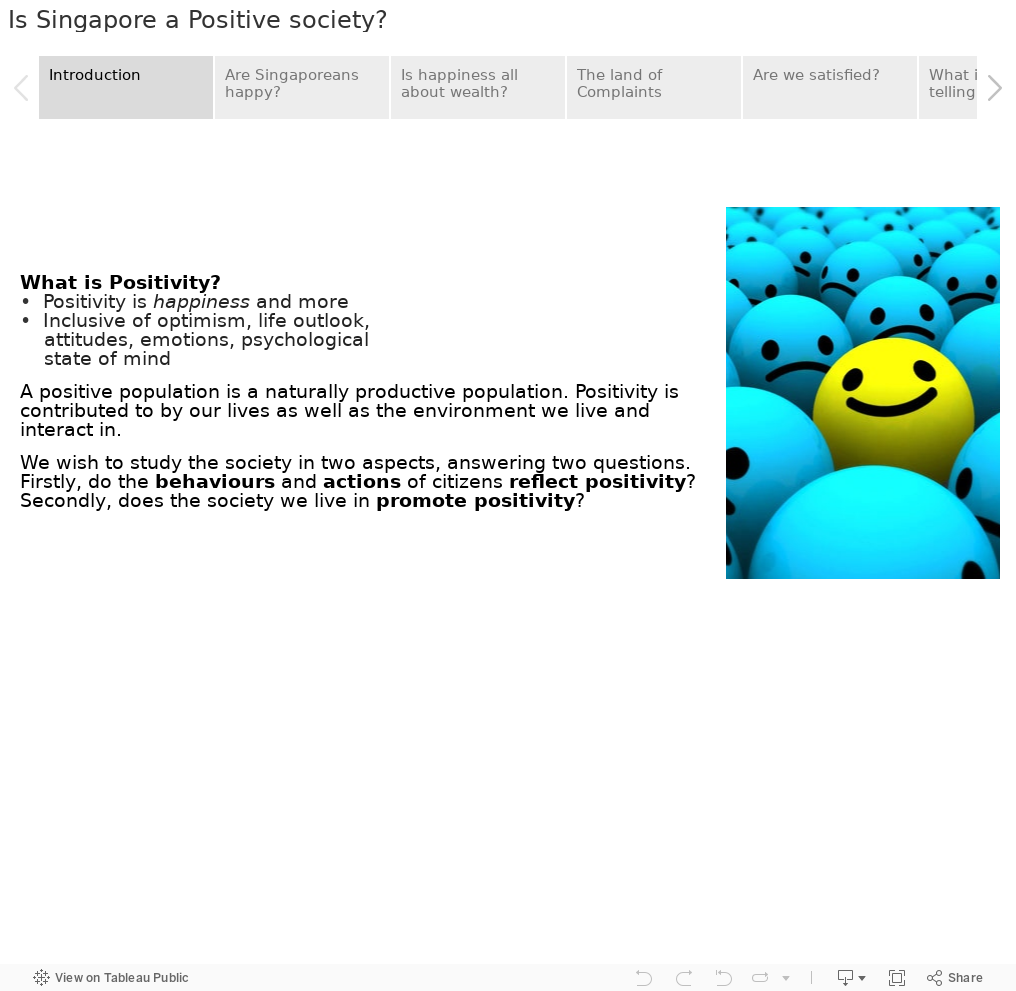 Is Singapore a Positive society? 