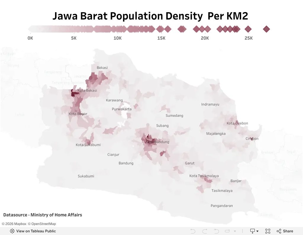 Jabar Population Density