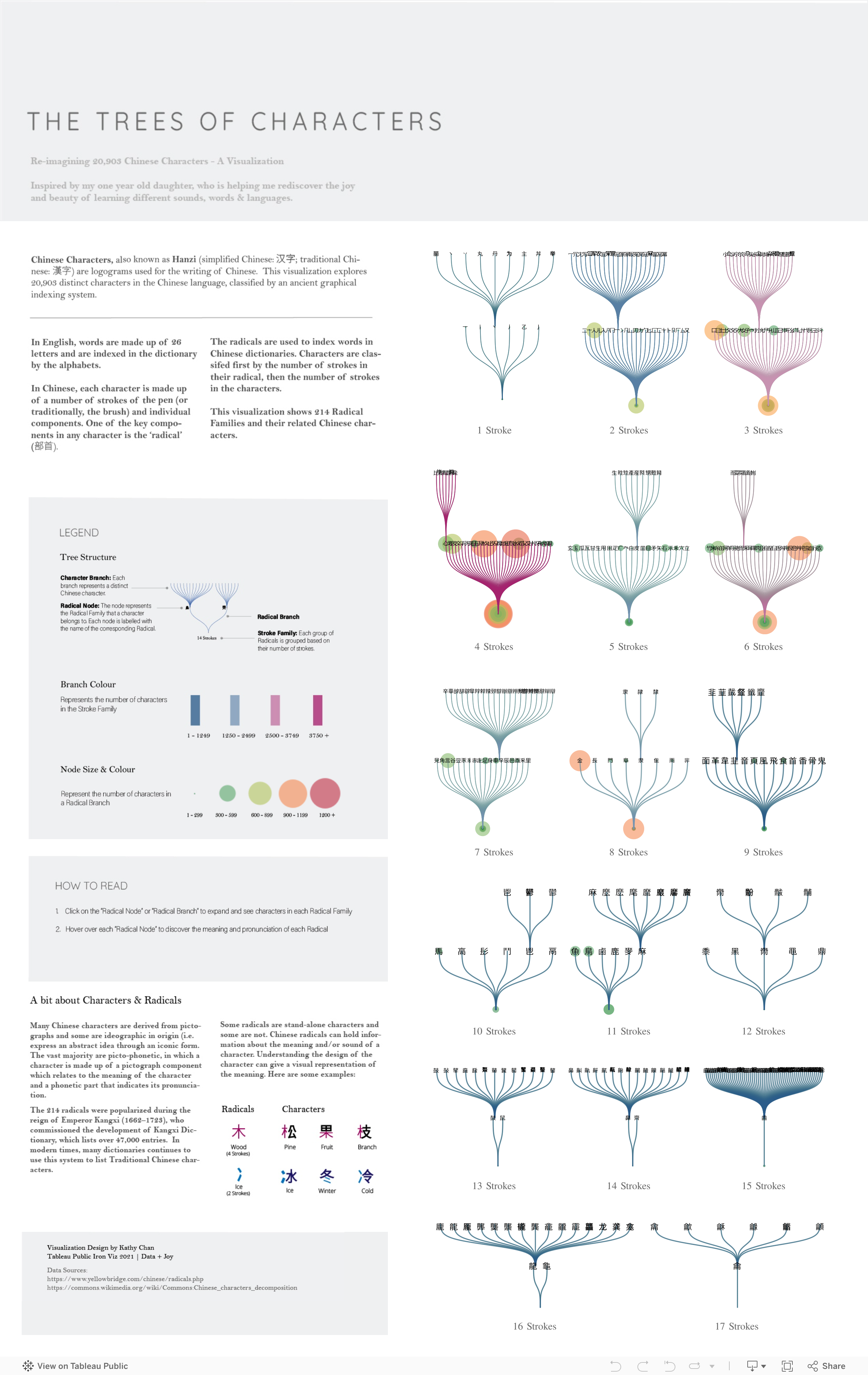Screenshot of a dashboard from the IronViz submissions