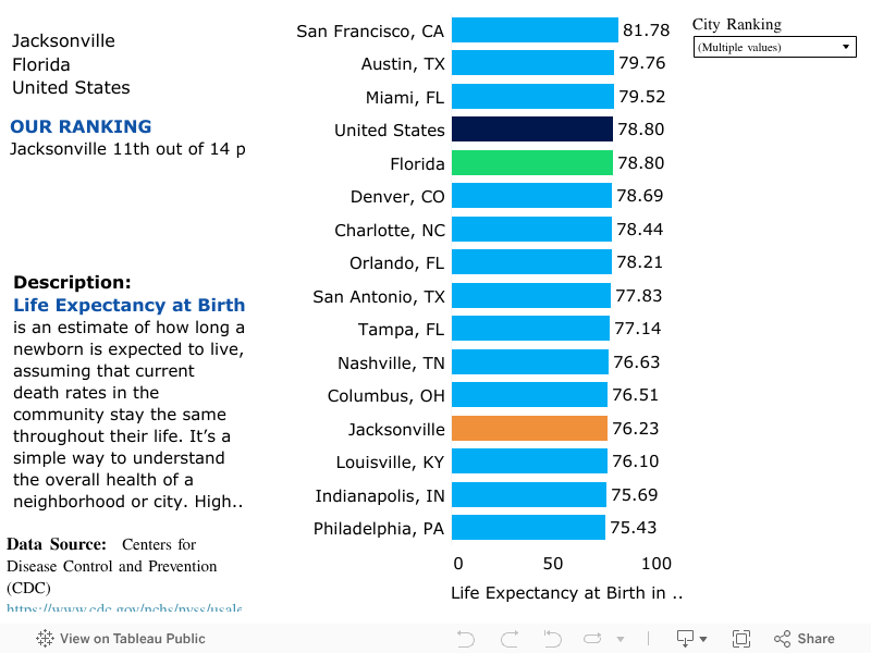 Life Expectancy at Birth 
