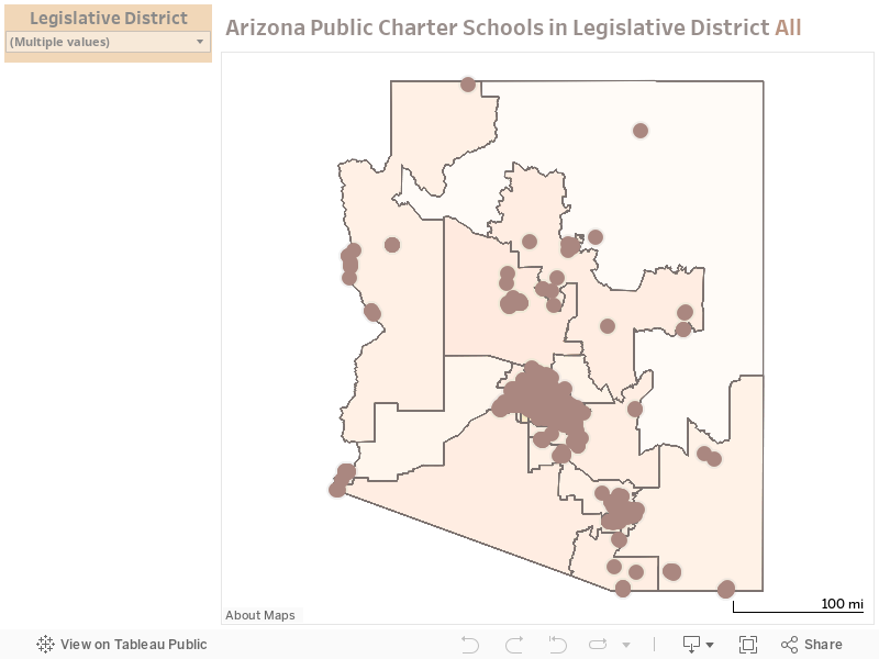 Arizona Public Charter Schools by Legislative District 