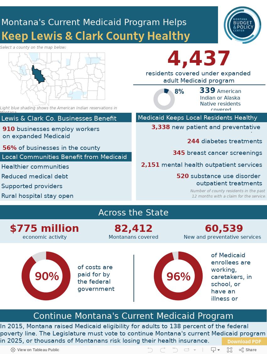 Medicaid County Fact Sheet 