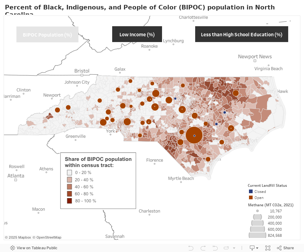 NC MSW LF EJ Map 2023_BIPOC 