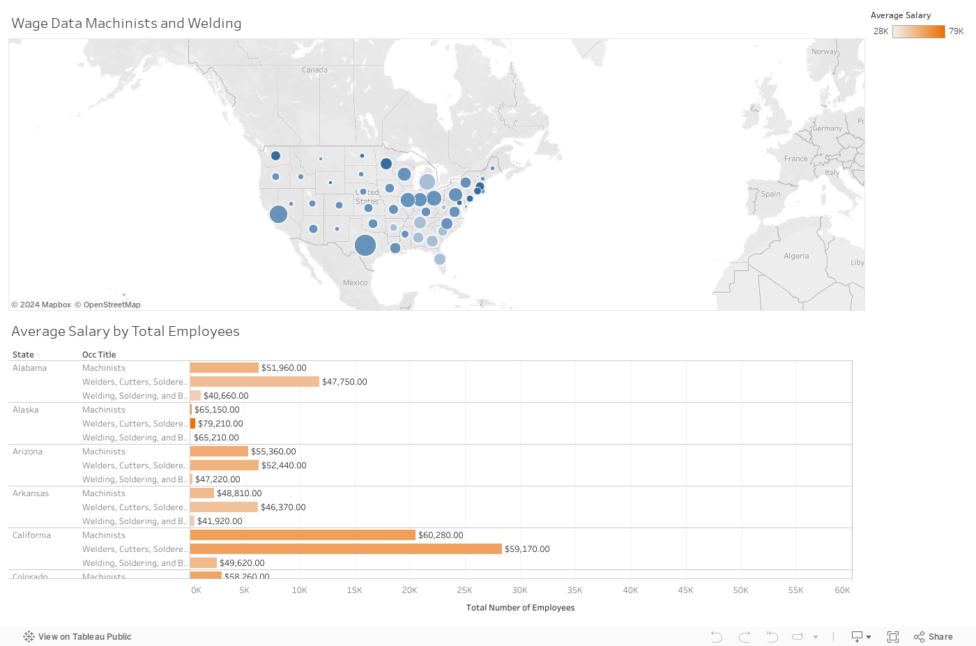 Wage Data Dashboard 