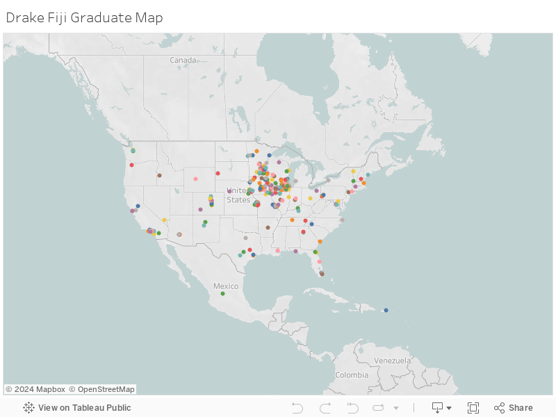 Drake Fiji Graduate Map 