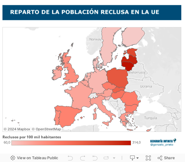 La población reclusa en la Unión Europea 
