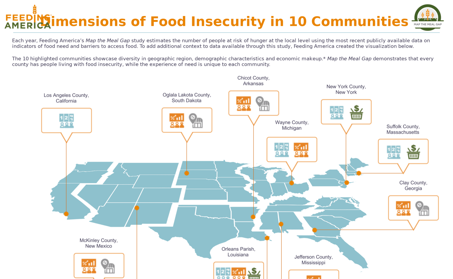 Map The Meal Gap Map The Meal Gap – Dimensions Of Food Insecurity In 10 Communities