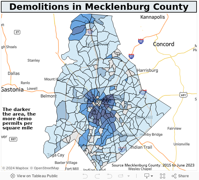 Charlotte NC real estate: Demolition of houses impact gentrification ...