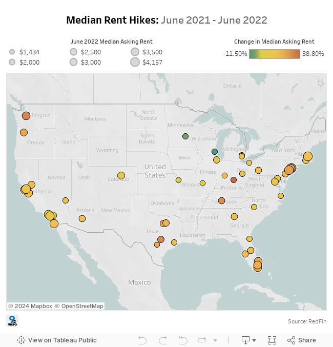 Median Rent Map 