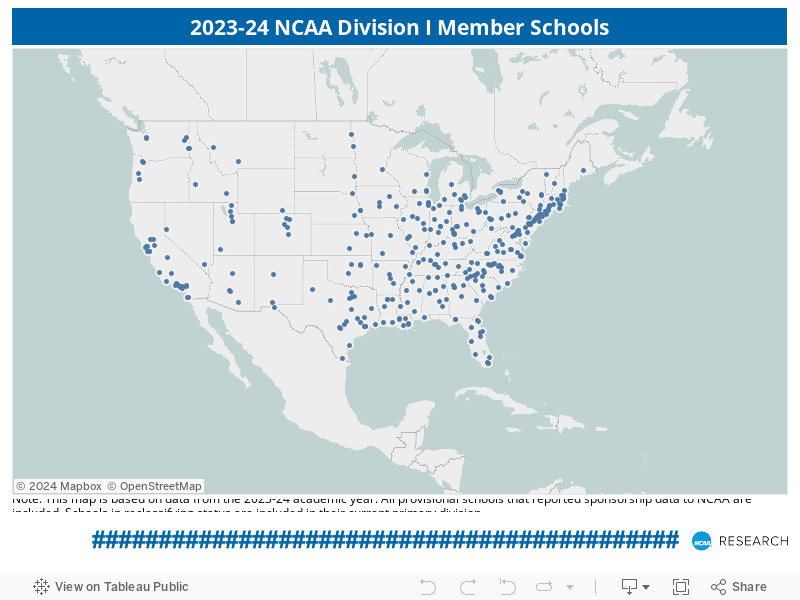 2017-18 NCAA Member Institutions  