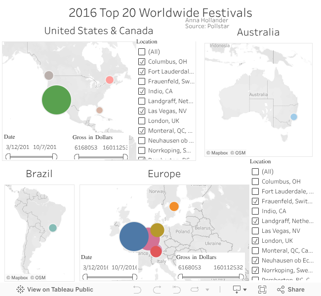 2016 Top 20 Worldwide Festivals 